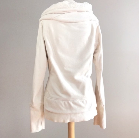 *Rare!* Lululemon Off The Mat Sherpa Jacket, Polar Cream, 12 - Picture 7 of 14